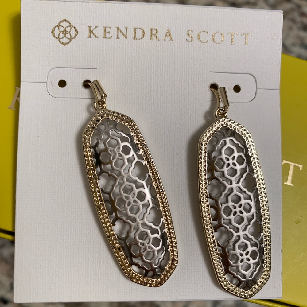 Kendra Scott multi metal earrings